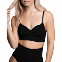 BYE-BRA - MEDIUM CONTROL SUJETADOR SIN COSTURAS NEGRO TALLA S