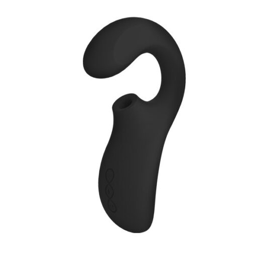 LELO - ENIGMA DOBLE ESTIMULACIÓN SUCCION MASAJEADOR NEGRO - Imagen 5