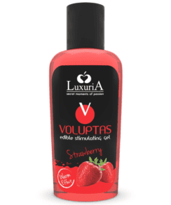 INTIMATELINE LUXURIA - VOLUPTAS GEL MASAJE COMESTIBLE EFECTO CALOR - FRESA 100 ML