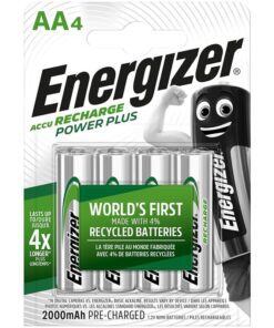 ENERGIZER - PILAS RECARGABLES AA4 BLISTER 4