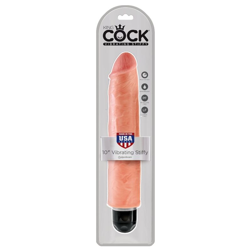 KING COCK - VIBRADOR REALÍSTICO STIFFY 25.4 CM NATURAL - Imagen 3