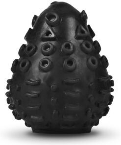 G-VIBE - HUEVO MASTURBADOR TEXTURADO REUTILIZABLE NEGRO