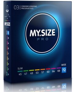 MY SIZE - PRO PRESERVATIVOS 72 MM 3 UNIDADES