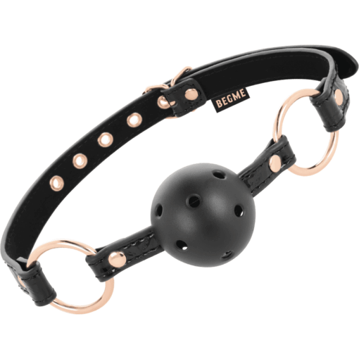 BEGME - BLACK EDITION MORDAZA CUERO VEGANO - Imagen 2