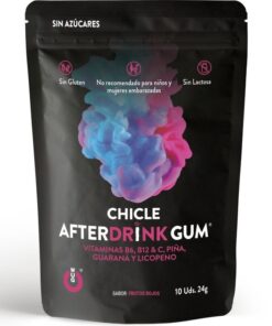 WUG GUM - AFTER DRINK CHICLE RESACA 10 UNIDADES