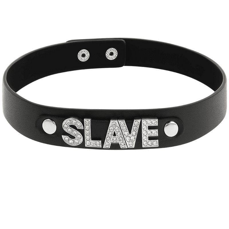 COQUETTE CHIC DESIRE - CHOKER CUERO VEGANO SLAVE - Imagen 3