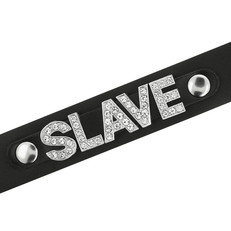 COQUETTE CHIC DESIRE - CHOKER CUERO VEGANO SLAVE - Imagen 4