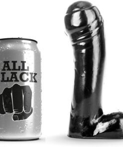 ALL BLACK - DILDO NEGRO 15 CM