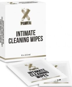 XPOWER - INTIMATE CLEANING WIPES TOALLITAS LIMPIEZA INTIMA 6 UNIDADES