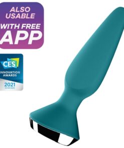 SATISFYER - PLUG ILICIOUS 1 PLUG VIBRADOR VERDE