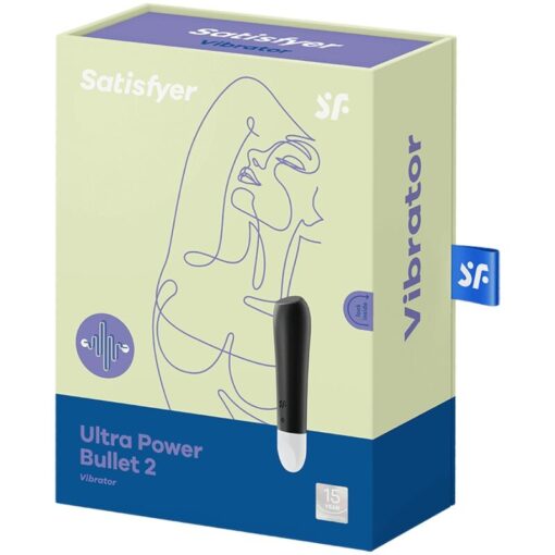 SATISFYER - ULTRA POWER BULLET 2 BALA VIBRADORA NEGRA - Imagen 3