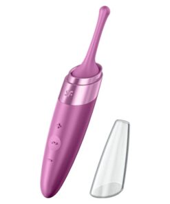 SATISFYER - TWIRLING DELIGHT ESTIMULADOR CLITORIS MORADO
