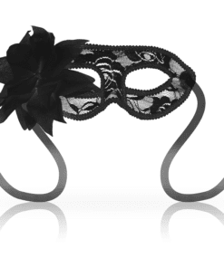 OHMAMA - MASKS ANTIFAZ CON ENCAJES Y FLOR NEGRO