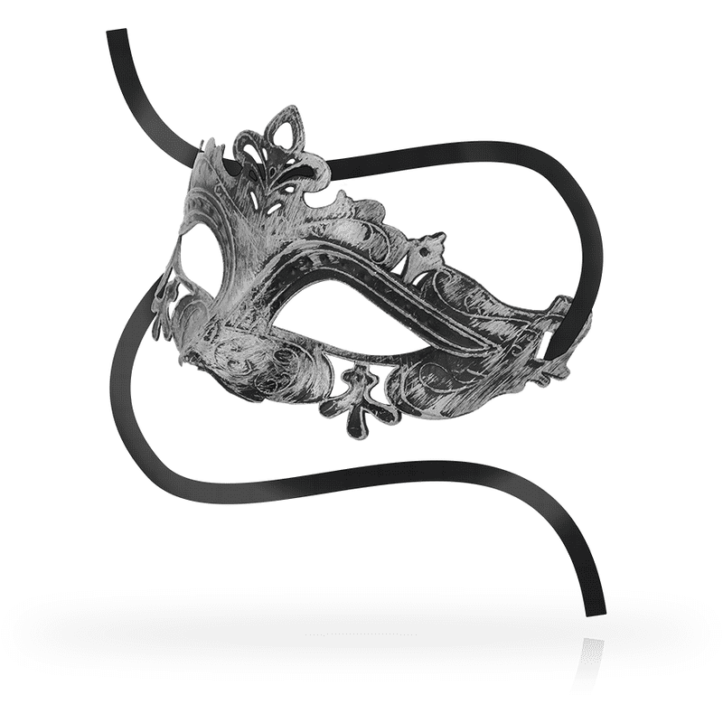 OHMAMA - MASKS ANTIFAZ ESTILO VENECIANO SILVER - Imagen 2