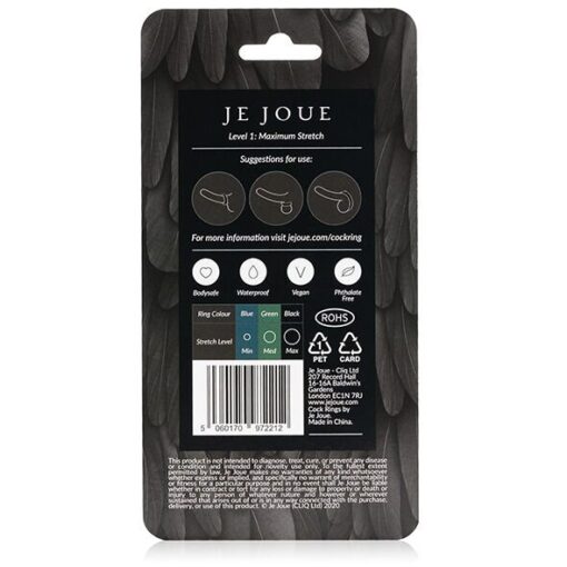 ANILLO PARA EL PENE DE SILICONA JE JOUE - ESTIRAMIENTO MÁXIMO - Imagen 5