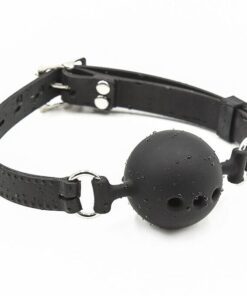 OHMAMA FETISH - MORDAZA BOLA TRANSPIRABLE SILICONA TALLA L
