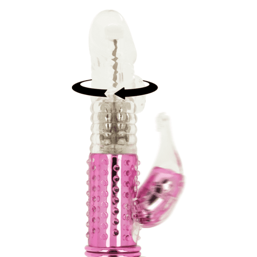OHMAMA - VIBRADOR CON FUNCION ROTACION Y ESTIMULADOR CLITORIS - Imagen 2