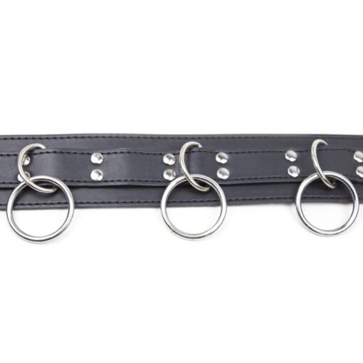 OHMAMA FETISH - COLLAR SUMISION CON 3 ANILLAS - Imagen 4