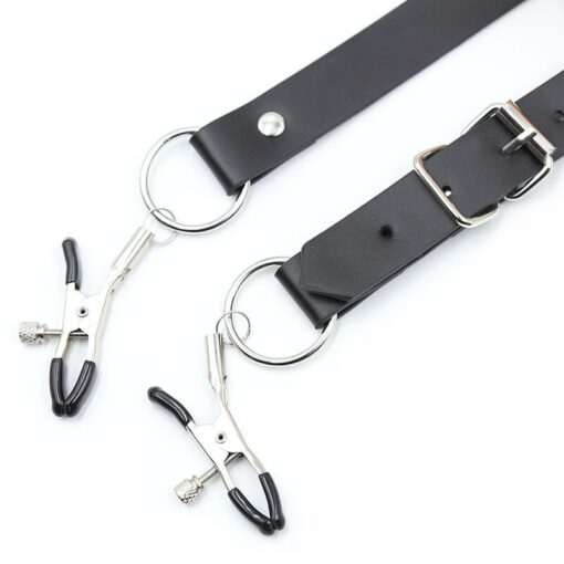 OHMAMA FETISH - PINZAS CLITORIS CON CORREAS PIERNAS - Imagen 5