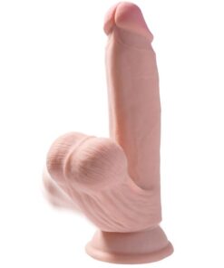 KING COCK - PLUS 3D DILDO SWINGING BALLS 15.2 CM NATURAL
