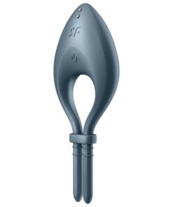SATISFYER - BULLSEYE ANILLO VIBRADOR APP GRIS