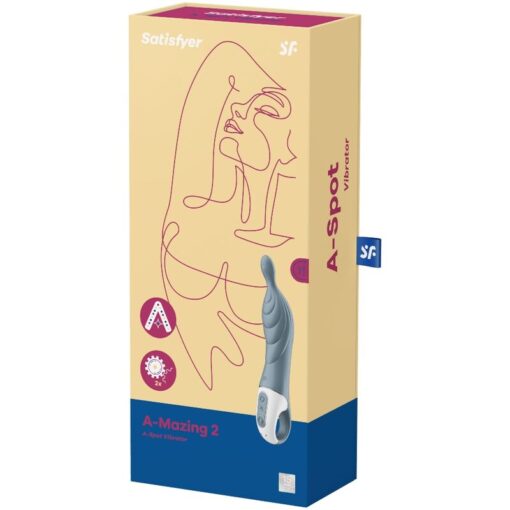 SATISFYER - AMAZING 2 VIBRADOR PUNTO A GRIS - Imagen 3