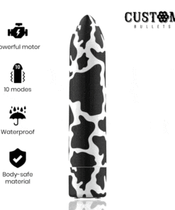 CUSTOM BULLETS - BALA RECARGABLE COW 10 INTENSIDADES