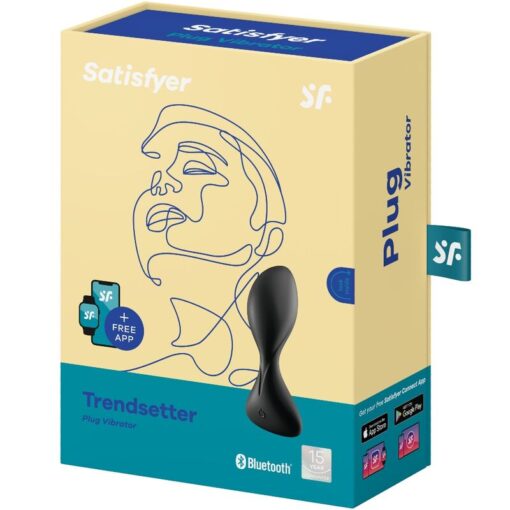 SATISFYER - TRENDSETTER PLUG VIBRADOR APP VERDE - Imagen 4