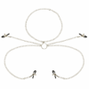 OHMAMA FETISH - 4 PINZAS PEZONES CON COLLAR DE CADENAS