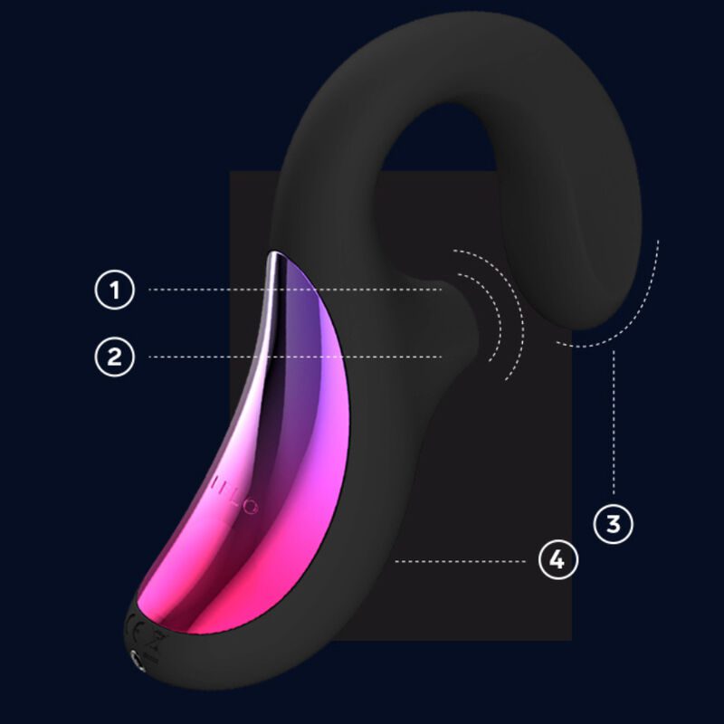 LELO - ENIGMA CRUISE MASAJEADOR SONICO DOBLE ESTIMULACION NEGRO - Imagen 3