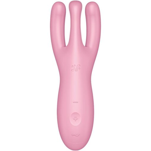 SATISFYER THREESOME 4 VIBRADOR APP - ROSA - Imagen 2