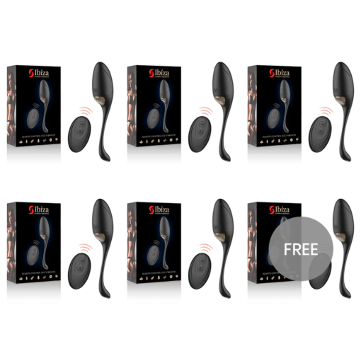 ECOPACK 6 UDS - IBIZA POTENTE HUEVO VIBRADOR CONTROL REMOTO - Imagen 3