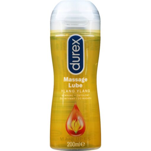 DUREX - GEL LUBRICANTE DE MASAJE SENSUAL YLANG YLANG 200 ML - Imagen 2