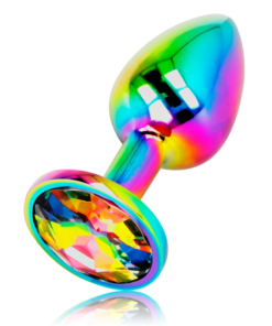 OHMAMA - PLUG ANAL CIRCULO IRIDISCENTE TALLA M