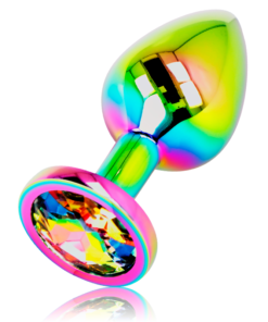 OHMAMA - PLUG ANAL CIRCULO IRIDISCENTE - TALLA L