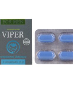 COBECO - VIPER POTENCIADOR MASCULINO 4 CAPSULAS