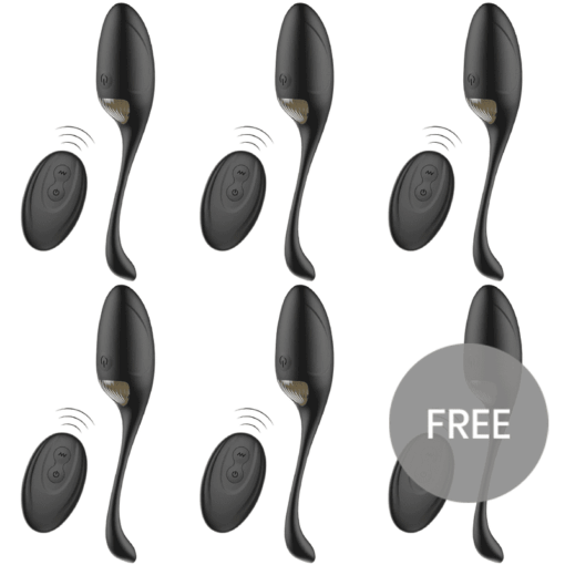 ECOPACK 6 UDS - IBIZA POTENTE HUEVO VIBRADOR CONTROL REMOTO - Imagen 2