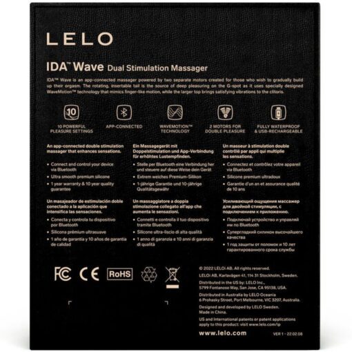 LELO - IDA WAVE MASAJEADOR PAREJAS CORAL - Imagen 5