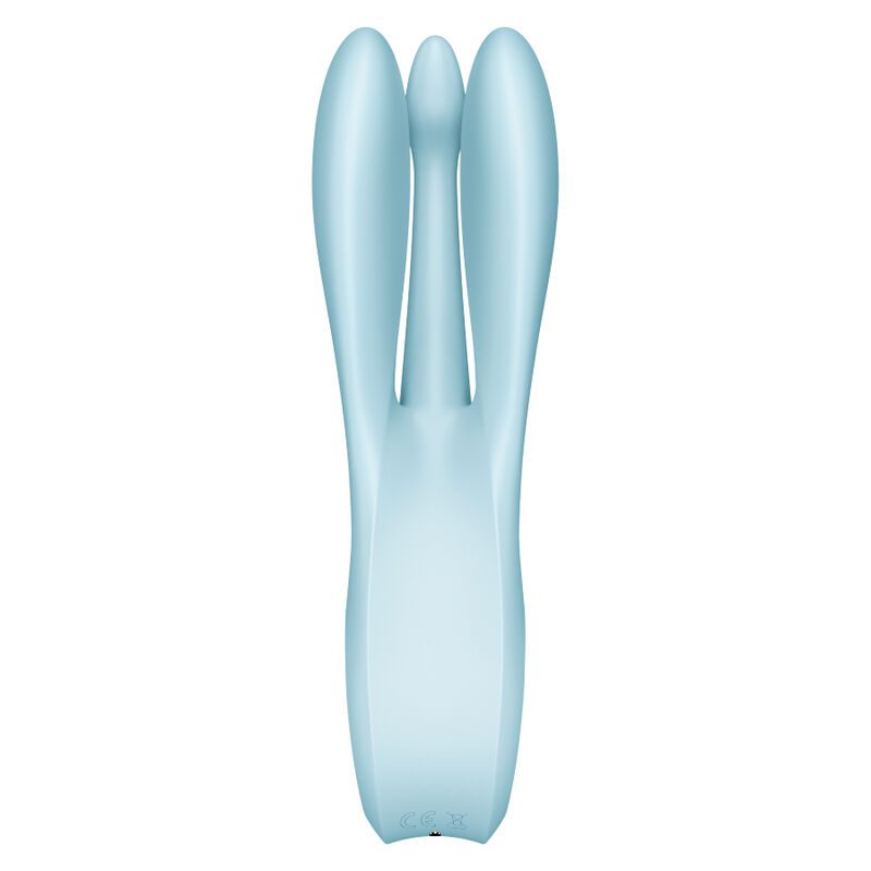 SATISFYER - THREESOME 1 VIBRADOR AZUL - Imagen 2