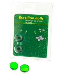 TALOKA - BRAZILIAN BALLS GEL ÍNTIMO MENTA 2 BOLAS