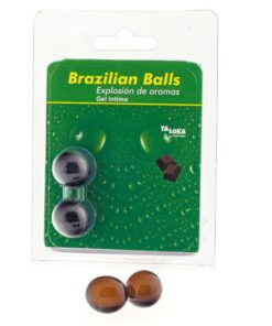 TALOKA - BRAZILIAN BALLS GEL ÍNTIMO CHOCOLATE 2 BOLAS