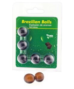 TALOKA - BRAZILIAN BALLS GEL ÍNTIMO CHOCOLATE 5 BOLAS