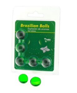 TALOKA - BRAZILIAN BALLS GEL ÍNTIMO MENTA 5 BOLAS