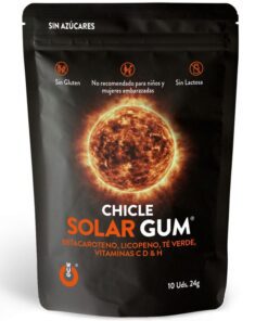 WUG GUM - SOLAR CHICLE BRONCEADO 10 UNIDADES