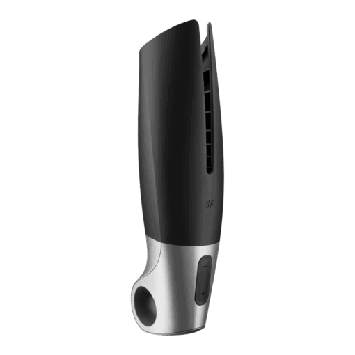 SATISFYER - POWER MASTURBATOR NEGRO Y PLATA - Imagen 4