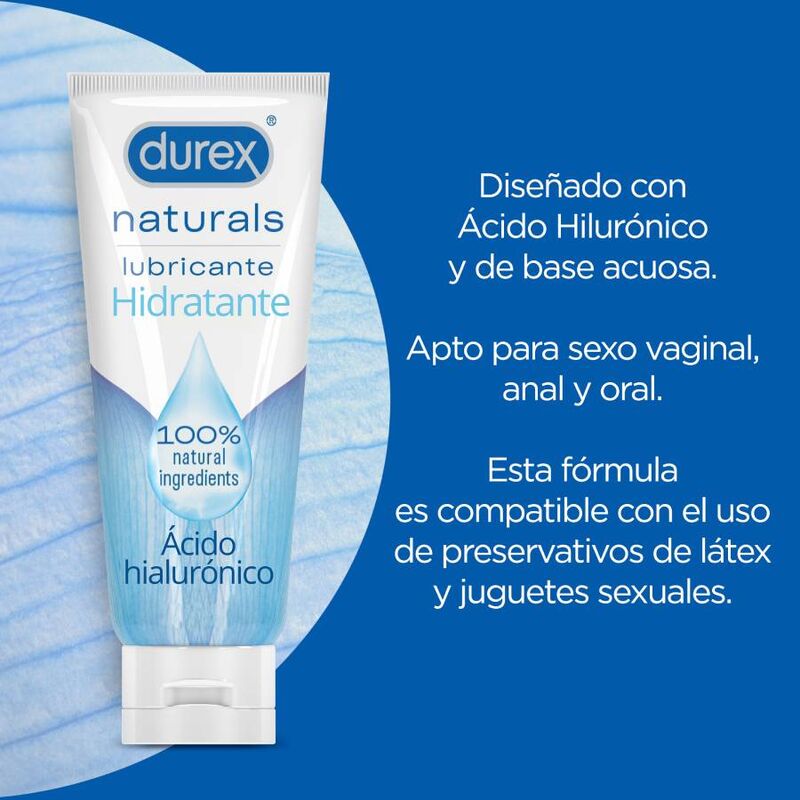 DUREX - NATURALS LUBRICANTE HIDRATANTE 100 ML - Imagen 3