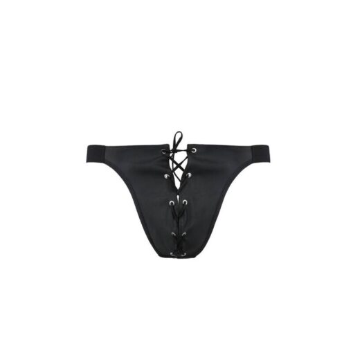 PASSION - 044 SLIP OPEN BEN NEGRO S/M - Imagen 5