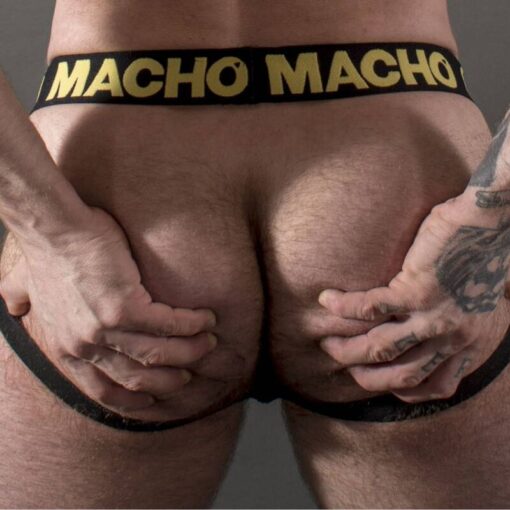 MACHO - MX25AC JOCK CUERO AMARILLO S - Imagen 2