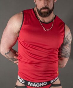MACHO - CAMISETA ROJA L/XL
