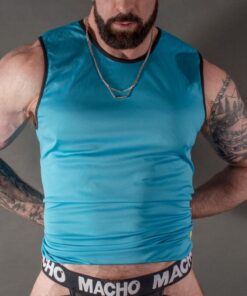 MACHO - CAMISETA AZUL S/M